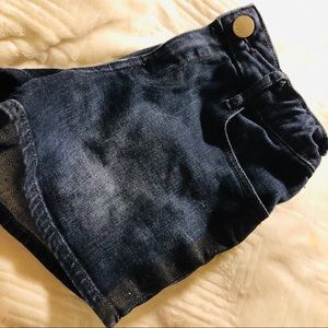 Side stripe designed denim shorts from GAP